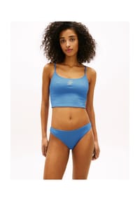 TOMMY HILFIGER - Crop-Bikini-Oberteil Summershop, schmale Träger, für Damen - C39 COPENHAGE BLUE