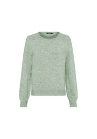 olsen - Pullover mit Rundhalsausschnitt - Moss Green Melange