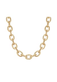 Luluandjane - Damen Kette aus Metall-Legierung in Gelbgold - gelbgold