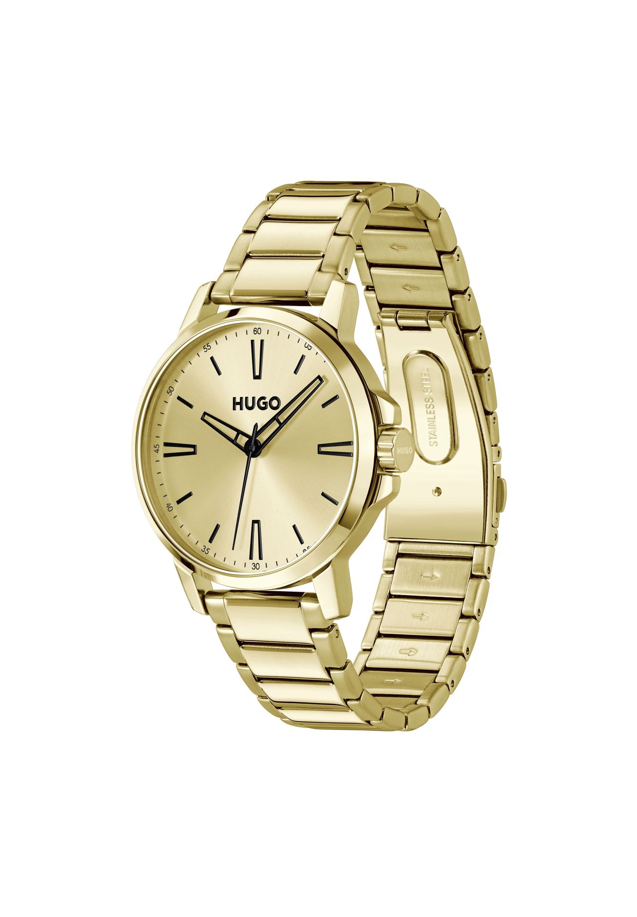 Hugo Herren-Armbanduhr, "1530420", Gold, 99