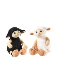 heunec® - Kuscheltier Schäfchen "Wolly Sunshine" & "Blacky Moonlight" - Set - weiß