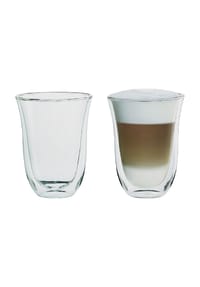 DeLonghi Latte Macchiato Glas, 2er-Set, 220 ml Bild 1