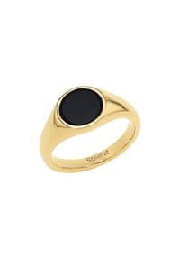 amor - Ring, Edelstahl - Gold