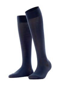FALKE - Cotton Touch Kniestrümpfe, verstärke Belastungszonen, für Damen - 3000 BLACK