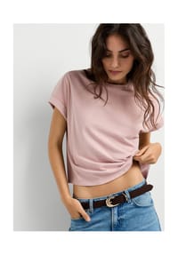 Pepe Jeans Footwear - T-Shirt Casandra, Baumwolle, für Damen - 308 ROSA