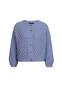 IVKO - Cardigan mit Strukturmuster - aqua