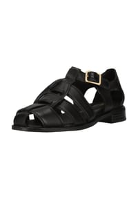 CLARKS® - Sandalen Hana im schmeichelhaften Riemen-Design - 1216 Black Leather