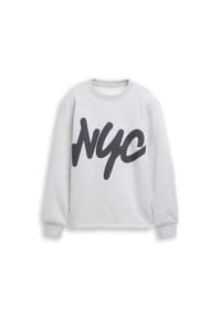 TOM TAILOR - Sweatshirt, Rippbündchen, für Kinder - 15398 STO.GREY MEL