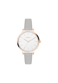 s.Oliver - Uhr - Zeitlos und modern - braun