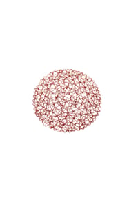 COFI - Platzset ø37 cm – Telleruntersetzer modern geflochten - Bordeaux 2x - ø37cm