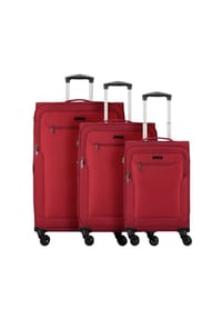 d & n® Travel Line 6804 - Travel Line 6804 4-Rollen Kofferset 3tlg. - blue