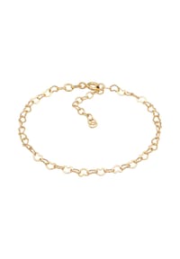 elli. - Armband Herz Liebe Verbunden 925 Silber - Gold