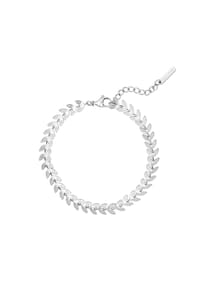 EAST / SIDE - Damen Armband aus Edelstahl in silber - silber