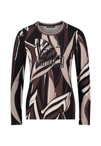 BETTY BARCLAY - Shirt, für Damen - 7896 TAUPE/BLACK