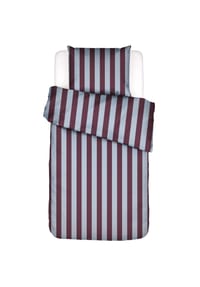 ESSENZA Bettwäsche Minte Stripe - Minte Stripe - Mauve wine - Ice blue