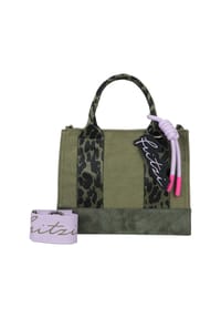 Fritzi aus Preußen Izzy09 - Izzy09 Limited Happy Leo Handtasche 26 cm - leo olive