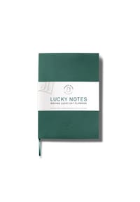 DONKEY - Notizbuch Maneki Neko Lucky Notes, Grün, DIN A5 - Gelb