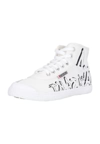 kawasaki - Boot Graffiti Canvas mit coolem Print - 1002 White