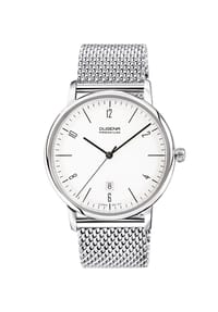 DUGENA DESSAU - Moderne Armbanduhr Dessau - schwarz/weiß/silber