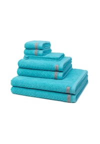 ROSS® 2 X Wasch- 2 X Gäste- 2 X Dusch- 2 X Handtuch im Set Smart - Smart - Aprikose