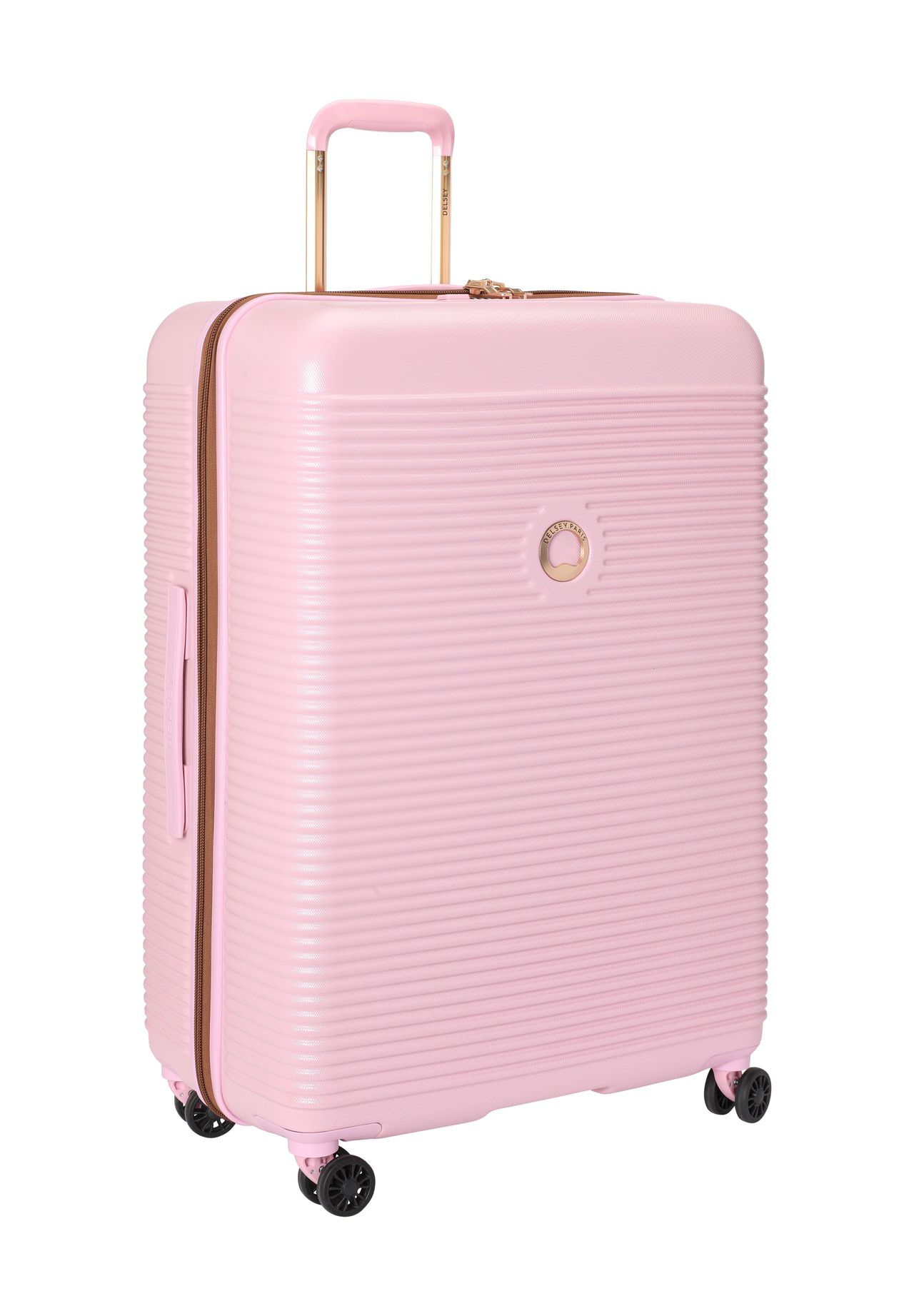 Delsey Paris 4-Doppelrollen-Trolley, Hartschale, Tsa-Schloss, Rosa-image