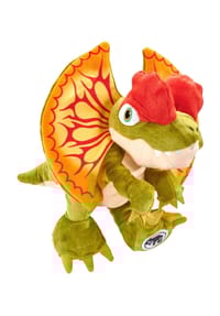 Schmidt - Jurassic World Kuscheltier "Dilophosaurus", 26cm - GRÜN/ROT