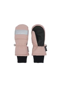 maximo® - KIDS-Thermofausthandschuhe Reflexstreifen, Strickbündchen - ash rose