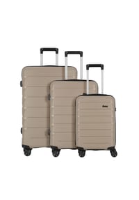 d & n® Travel Line - Travel Line 4100 4 Rollen Kofferset 3-teilig - black