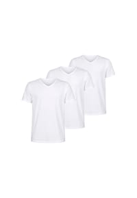EMPORIO ARMANI - T-Shirt Kurzarmshirt 3er Pack - weiß