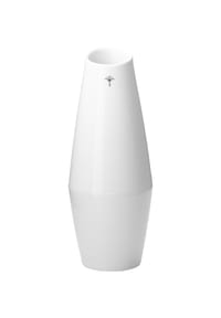JOOP! SINGLE CORNFLOWER Karaffe / Vase 25 cm, Dunkelgrau - SINGLE CORNFLOWER - Weiß
