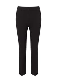 MANGUUN collection - Stoffhose, Slim Fit, Gürtleschlaufen, für Damen - BLACK