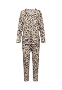 LOUIS FÉRAUD - Schlafanzug, V-Ausschnitt, für Damen - 16572 ZEBRA