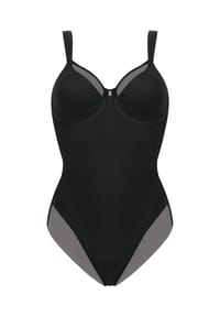 TRIUMPH - Shaping Body "TRUE SHAPE SENSATION", V-Ausschnitt, elastisch, für Damen - BLACK