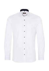 ETERNA - Cover Shirt unifarben SLIM FIT - weiß