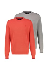 LERROS - Pullover 2er Pack Basic - Basalt grey