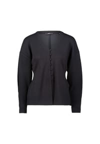 zero - Sweatshirt mit Knopfleiste - Black Beauty