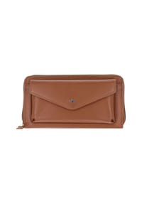 Golden Head® Polo - Polo Geldbörse RFID Schutz Leder 19.5 cm - cognac