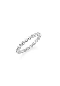 GIORGIO MARTELLO MILANO - Ring runde Zirkonia Steine, Silber 925 - silber