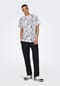 ONLY & SONS T-Shirt, Allover-Print, Baumwolle, für Herren Bild 3