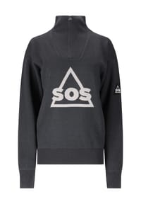 SOS - Pullover Tignes mit hochabschließendem Kragen - 1001A Black
