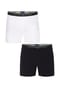 El Búho NOCTURNO® 2er Pack Boxershorts, elastisch, Baumwolle, uni Bild 1