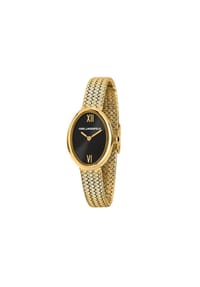 KARL LAGERFELD OVAL ALLURE - Moderne Damenuhr - Gold/Schwarz