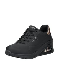 SKECHERS® - Synthetik Sneaker - Schwarz