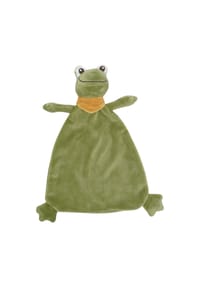 maximo® - Schnuffeltuch Frosch, Plüsch - turtle green