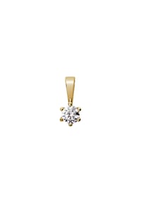 LYOMI - Anhänger 585/- Gold 1 Diamant Lab Grown 0,10ct. - gelb