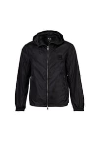 ARMANI EXCHANGE - Herren Windjacke - Übergangsjacke mit Kapuze - Schwarz