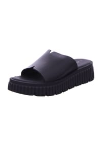 Tamaris - Pantoletten, Leder, für Damen - 001 BLACK