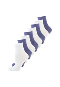 nur die - Kurzsocken Unisex Colour Farbige Sneaker kurz Frottesohle - grün/beige
