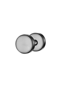TRUE REBELS - Herren Ohrringe aus Edelstahl in gunmetal - gunmetal