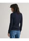 GANT Damen Cabel-Strickpullover - STRETCH COTTON CABLE V-NECK, Zopfstrick Bild 15